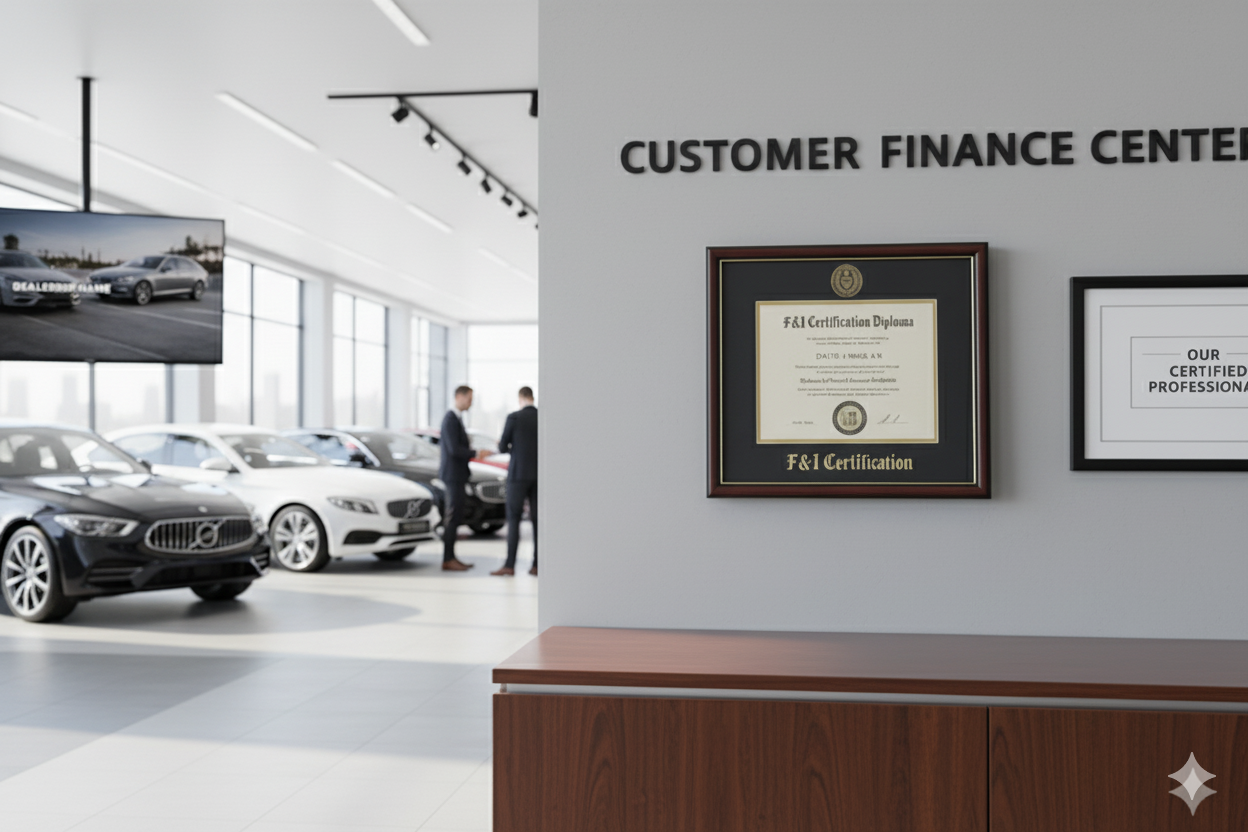 Diploma At Dealership